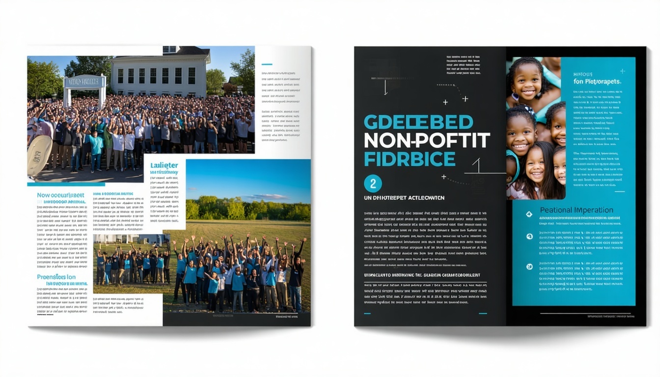 Newsletter Layout for Non-Profit Organization
